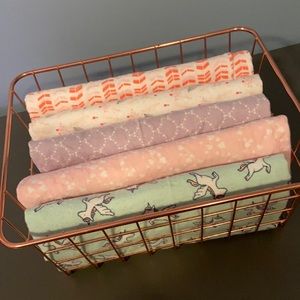 Baby receiving blankets bundle